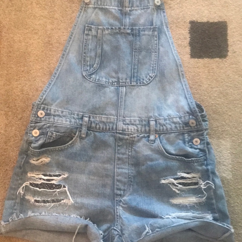 American Eagle Short Overalls
